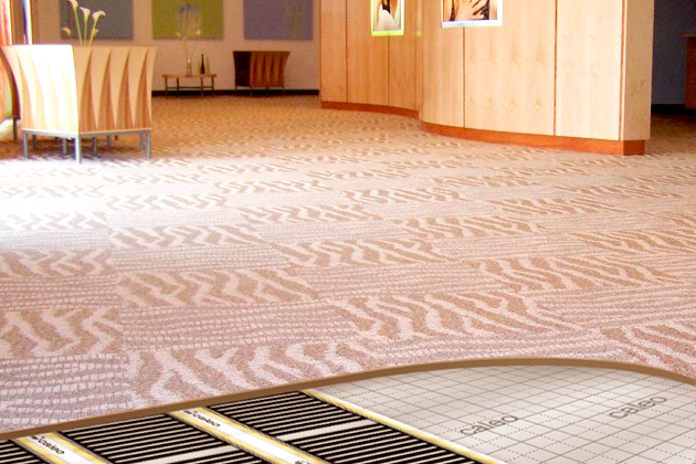 Теплый пол под линолеум и ковролин в Екатеринбурге - Компания «Теплая линия»