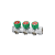 Коллектор регулирующий Varmega VMMM01-C06153, 1", на 3 выхода 3/4"ЕК, хромированный Коллектор регулирующий Varmega VMMM01-C06153, 1", на 3 выхода 3/4"ЕК, хромированный