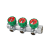 Коллектор регулирующий Varmega VMMM01-C05153, 3/4", на 3 выхода 3/4"ЕК, хромированный
