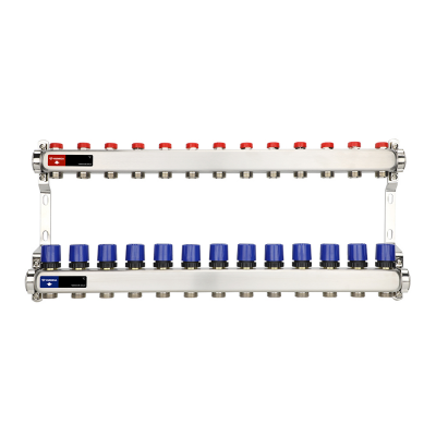 Распределительный коллектор (группа) для отопления Varmega VMMG11-061513 ВР 1", на 13 контуров 3/4" 