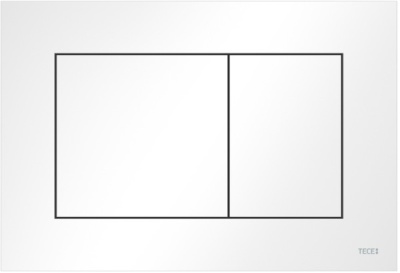Кнопка для инсталляции TECEnow 9240405, белая, антибактериальное покрытие